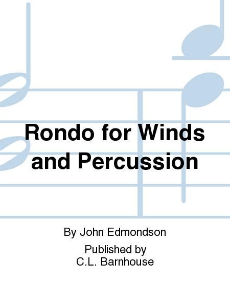 Rondo For Winds And Percussion